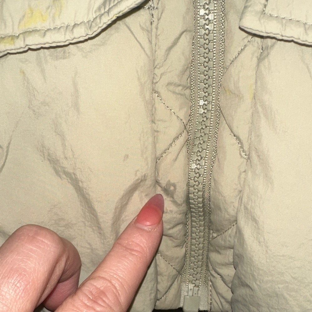 Zara Kids Quilted Puffer Jacket - Cream - Picture 4 of 7